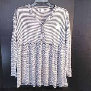 Maternity Lightweight Knit Long Sleeve Top Shirt